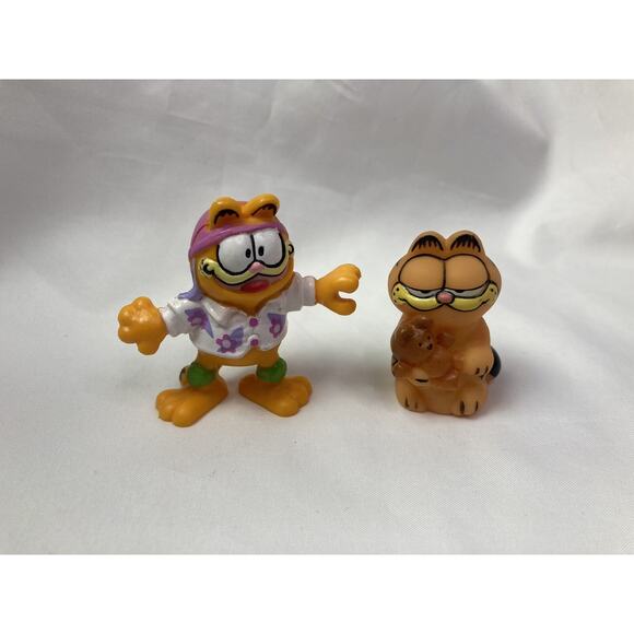 Vintage 1981 Garfield Figure 2” Pencil Topper Pookie Hong Kong - Picture 1 of 6
